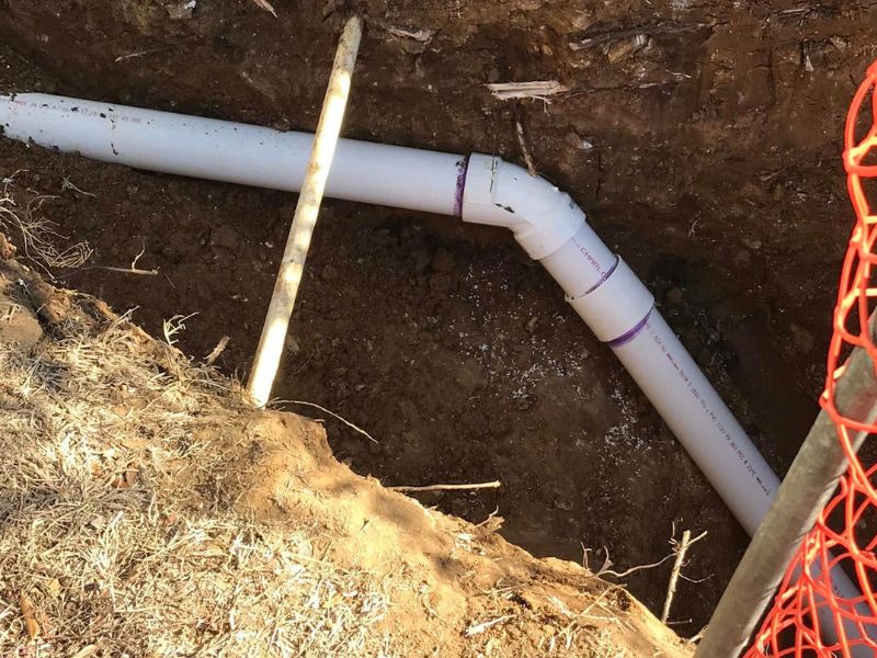 A repiping service for a residential home.